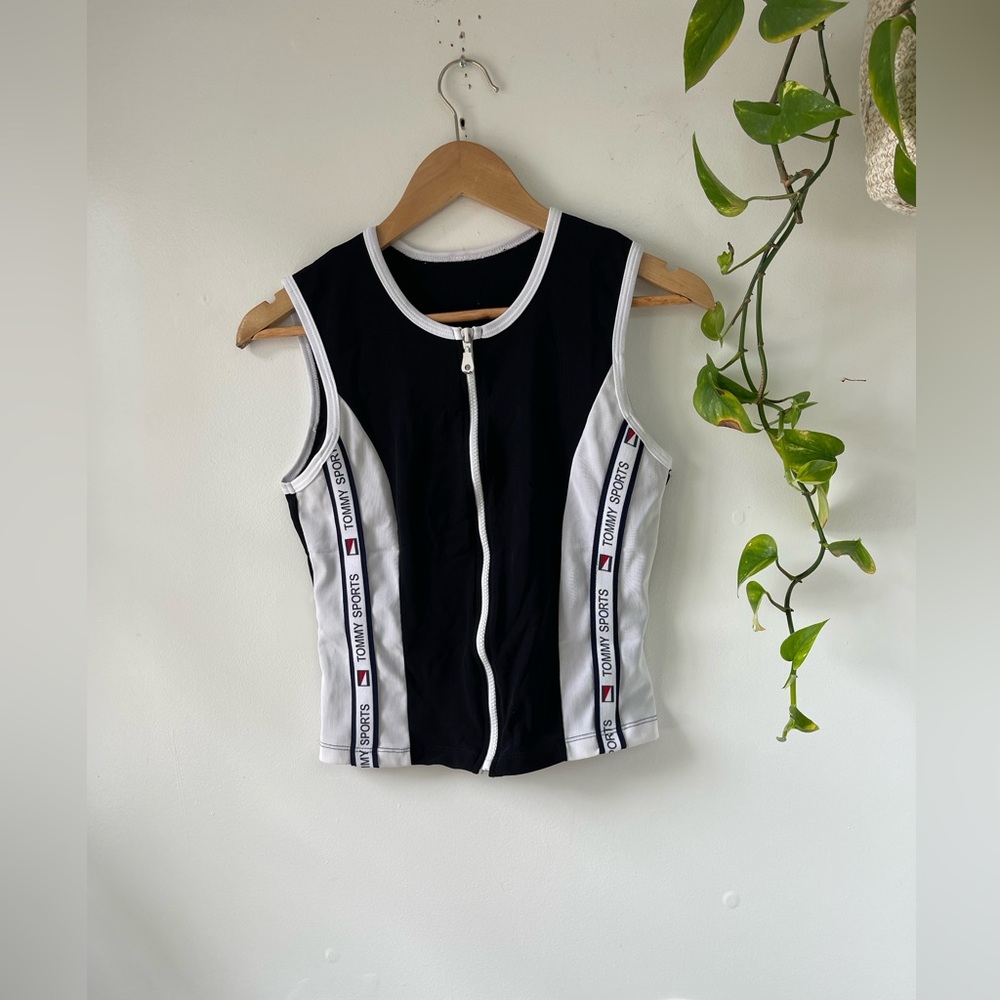 90’s Tommy sport zip up top